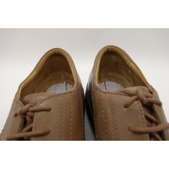 Dr Comfort Classic Brown Leather Casual Lace Up Oxfords Shoes Men\'s 10.5 W main image 8